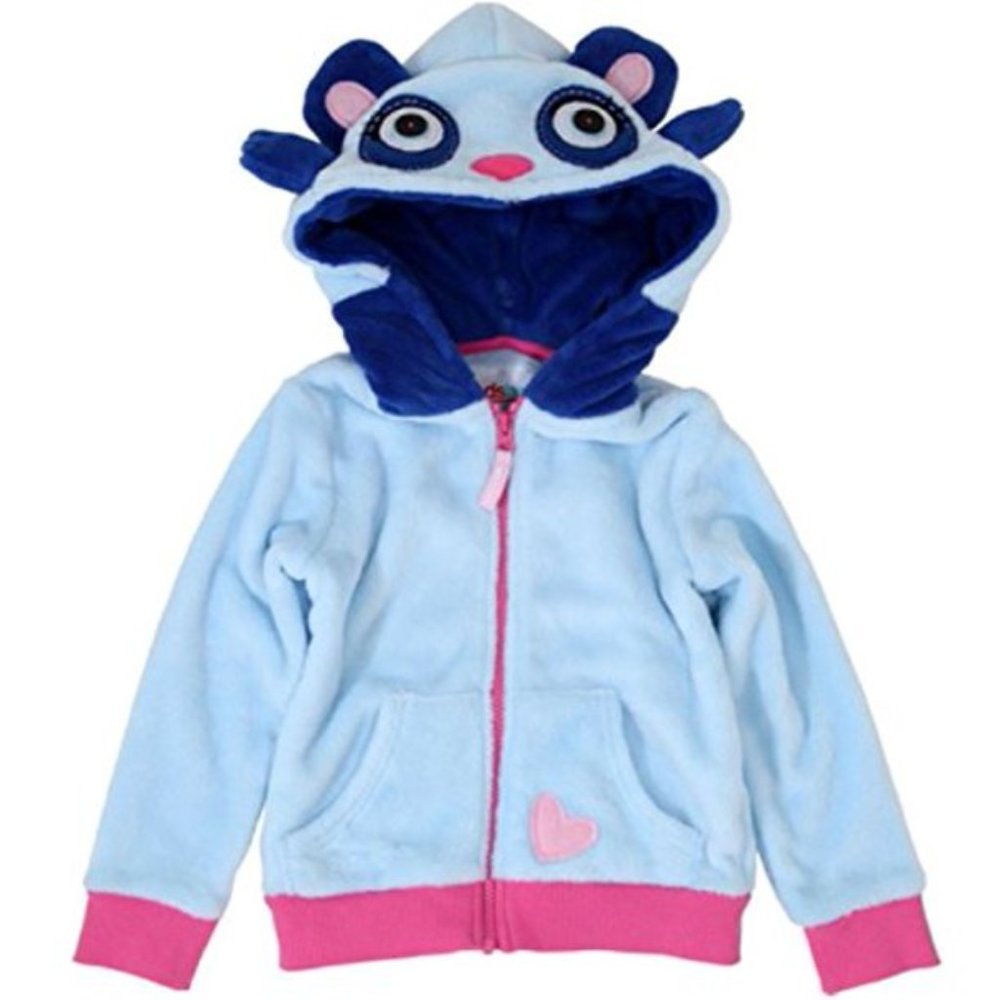 Hoodsbee, the girl's hoodie that becomes a plush friend, Blue Panda New With Tag